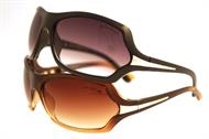 Art.no. 6703 NEW Exclusive and neat model i halftransparent crystal black or brown, gradual lens.